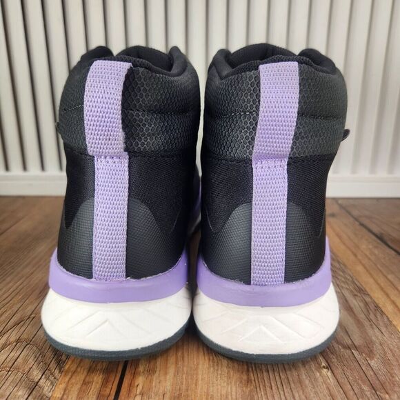 Bogs Sandstone Knit Mid TR Womens 9 Black Purple Composite Safety Toe Work Boots - Picture 4 of 10